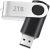 USB Flash Drive High-Speed Thumb Drive Waterproof Memory Stick Metal USB Drive Data Storage with Keychain Design Pen Drive Jump Drive for Data Backup and Transfer for PC/Laptop