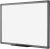 VIZ-PRO Magnetic Dry Erase White Board, 36 X 24 Inches, Black Aluminium Frame