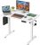 Electric Standing Desk Adjustable Height Sit Stand Home Office Desk with Splice Board