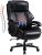 Big and Tall Office Chair 500lbs for Heavy People with Quiet Wheels High Back Leather Executive Office Chair with Adjustment Lumbar Support