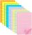 (9 Pack) Lined Sticky Notes 4X6 in Post, 9 Pastel Colors Large Ruled Post Stickies Colorful Super Sticking Power Memo Pads Strong Adhesive, Sticky Notes with Lines for Office, School, 35 Sheets/pad