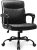 NEO CHAIR Ergonomic Office Chair Desk Chair Mid Back Executive PU Leather Adjustable Computer Desk Gaming Chair Comfortable Padded Arm Lumbar Support Rolling Swivel with Wheels (Black)