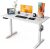 Standing Desk Adjustable Height with Whole Piece Desktop- 48 x 24 in Stand Up Desk, Electric Standing Desk, Sit to Stand Desk for Home& Office Computer Desk, White