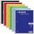 Oxford Spiral Notebook 6 Pack, 1 Subject, Wide Ruled Paper, 8 x 10-1/2 Inch, Blue, Yellow, Red, Light Blue, Green and Black, 70 Sheets (65010)